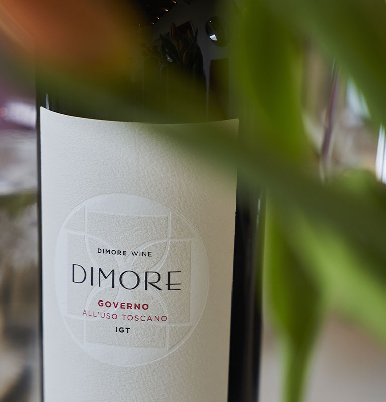Banner homepage - Primo piano vino Governo IGT Dimore Wine.
